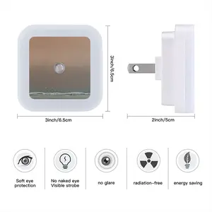 The Waves Sensor Night Light (Square)