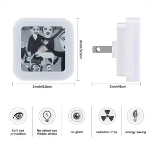 Picnic In The Park Sensor Night Light (Square)