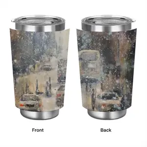 Snowy Day Car Mug (Spray Paint)