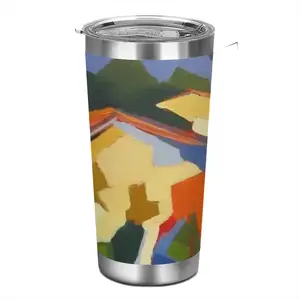 Riverside Houses Car Mug (Spray Paint)