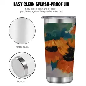 Sunflowers Car Mug (Spray Paint)