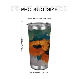 Sunflowers Car Mug (Spray Paint)