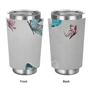 Cat And Butterflies Car Mug (Spray Paint)