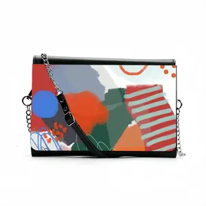 Modern Extra Large Orange Multifunctional Shoulder Bag