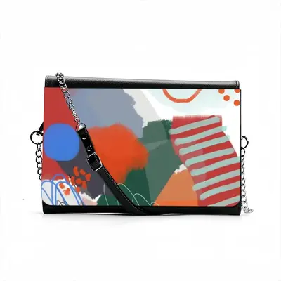 Modern Extra Large Orange Multifunctional Shoulder Bag