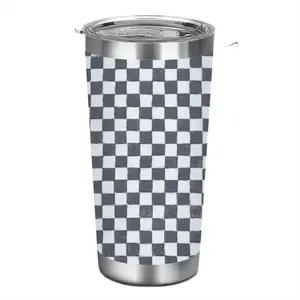 Black-And-White Car Mug (Spray Paint)