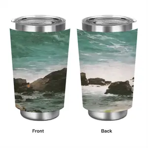 Breaking Waves Car Mug (Spray Paint)