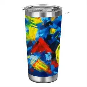 Beautiful Floral Car Mug (Spray Paint)