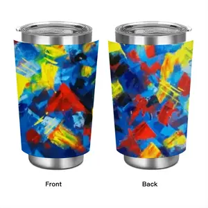 Beautiful Floral Car Mug (Spray Paint)