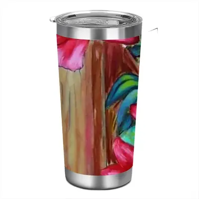 Climatis On Fence Car Mug (Spray Paint)