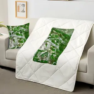 Into The Green Pillow Quilt