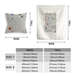 Grid 3 (Pastel) Pillow Quilt