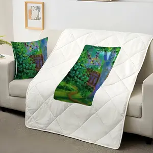 Backyard Fence Pillow Quilt