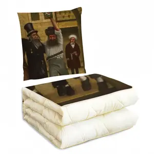 Purim In Jerusalem Pillow Quilt