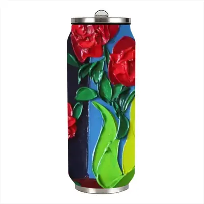 Roses And Cherries Coke Can Mug