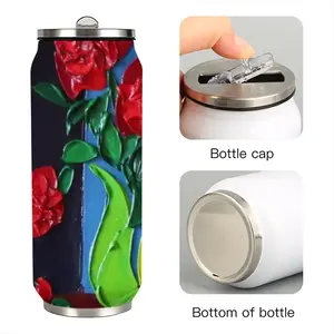 Roses And Cherries Coke Can Mug