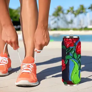 Roses And Cherries Coke Can Mug