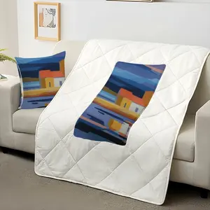 Stormy Sky On La Pointe Courte Pillow Quilt