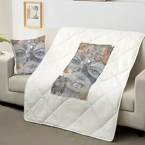 Catwoman Strength Courage And Elegance Pillow Quilt