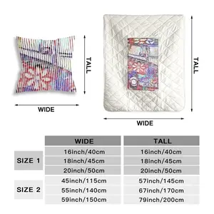 The Combi Of Peace And Love Pillow Quilt