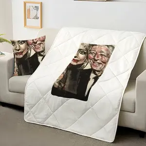 Lady Gaga And Tony Bennett Pillow Quilt