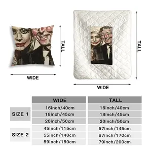 Lady Gaga And Tony Bennett Pillow Quilt