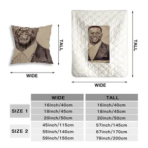 Kevin Hart Portrait Pillow Quilt