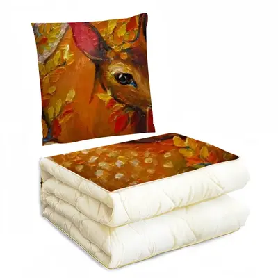 Deer Secret Hideaway Pillow Quilt