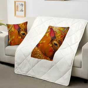 Deer Secret Hideaway Pillow Quilt