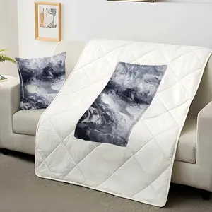 Charcoal Sky Pillow Quilt