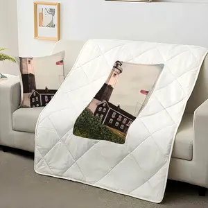 Montauk Point Lighthouse Pillow Quilt