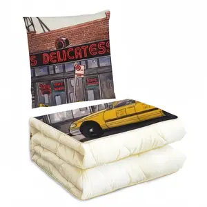 Katzs Deli New York City Pillow Quilt