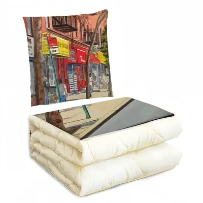 Buster Brown Shoe Store New York City Pillow Quilt