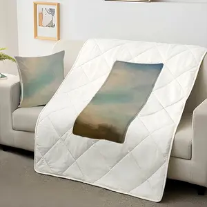 Atmospheric Landscape No2 Pillow Quilt