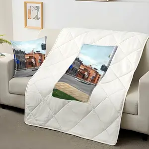 #9Th And Q Barrys Tavern Pillow Quilt