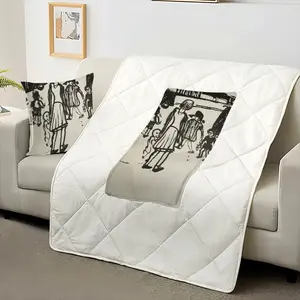 Street Kids Pillow Quilt