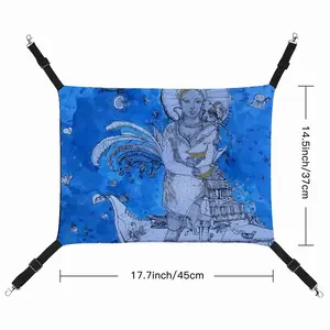 Drawing Ink - Blue Diva Pet Hammock