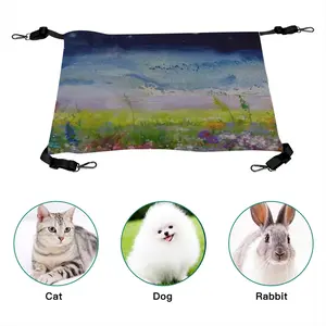 Field In Summer Twilight Pet Hammock