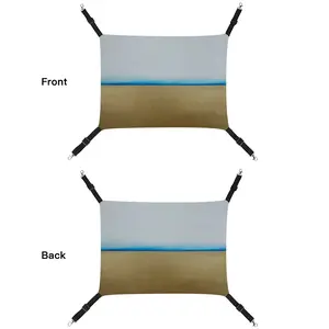 Blue Line With Gold Pet Hammock