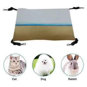 Blue Line With Gold Pet Hammock