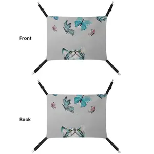 Cat And Butterflies Pet Hammock