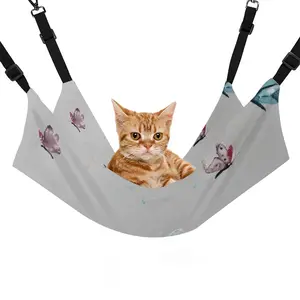 Cat And Butterflies Pet Hammock