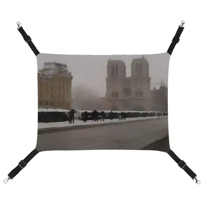 Notre Dame Of Paris From Quai St Michel Pet Hammock