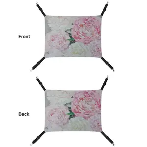 Large Peony Palette Knife Pet Hammock