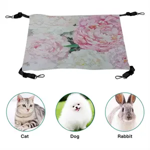 Large Peony Palette Knife Pet Hammock