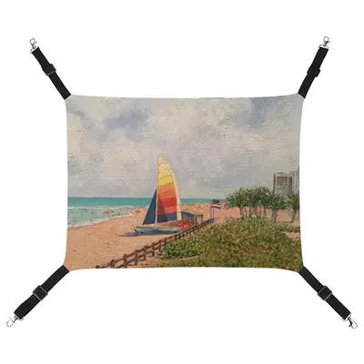 Sailboat On Miami Beach Pet Hammock