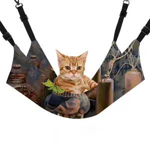 Sunny Ceramic Tableware And Leaves Still Life Pet Hammock