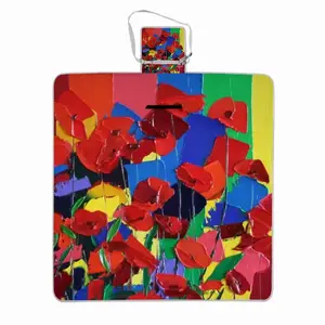 Poppies Picnic Mat (Square)