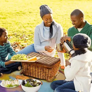 Sunset Boat Picnic Mat (Square)