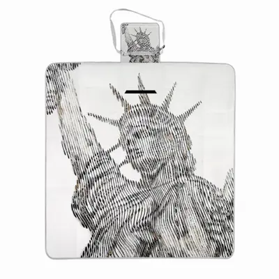 The Statue Of Liberty Picnic Mat (Square)